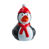 Christmas Penguin Rubber Duck